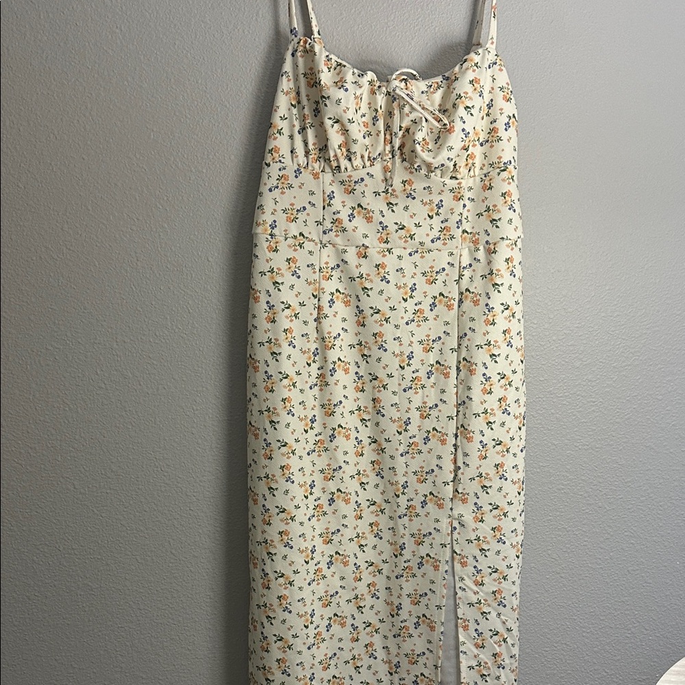 Floral Spaghetti Strap Dress